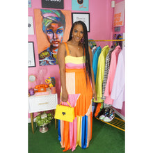 Load image into Gallery viewer, Color block Sun Dress
